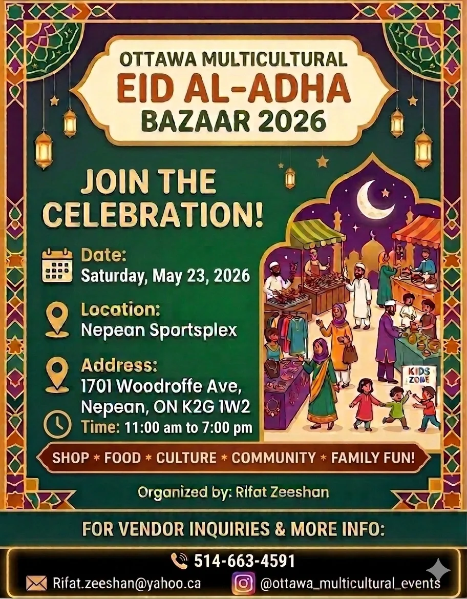 Ottawa Multicultural Event's Ottawa Multicultural Eid Bazaar Eid ul Adha